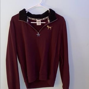 long sleeve quarter zip